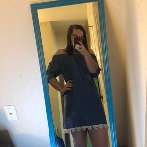 Off the shoulder dress